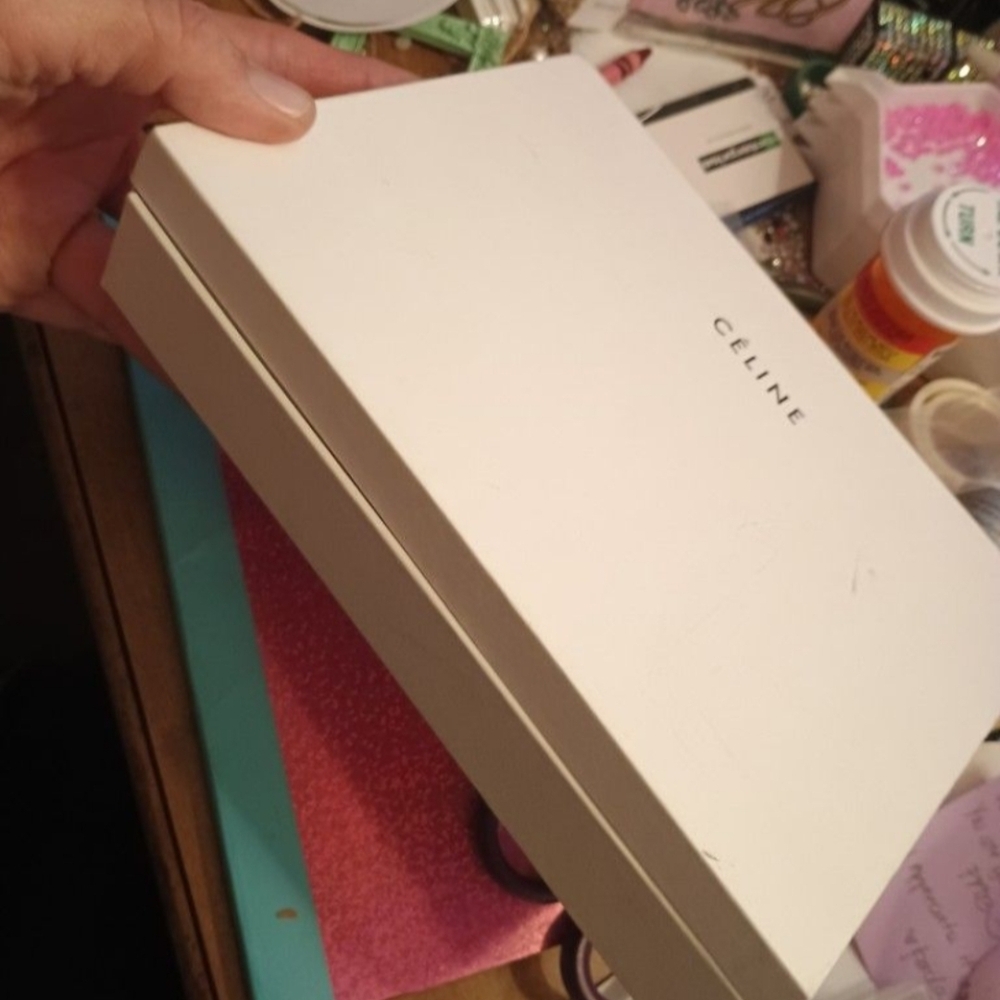 Céline Zip-Around Wallet in Taupe Beige Grained Leather, With Box - Picture 12 of 14